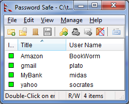 Main Window - List View