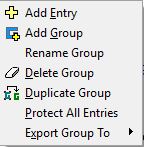 Right click Edit Group