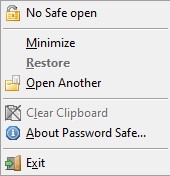 Locked System Tray